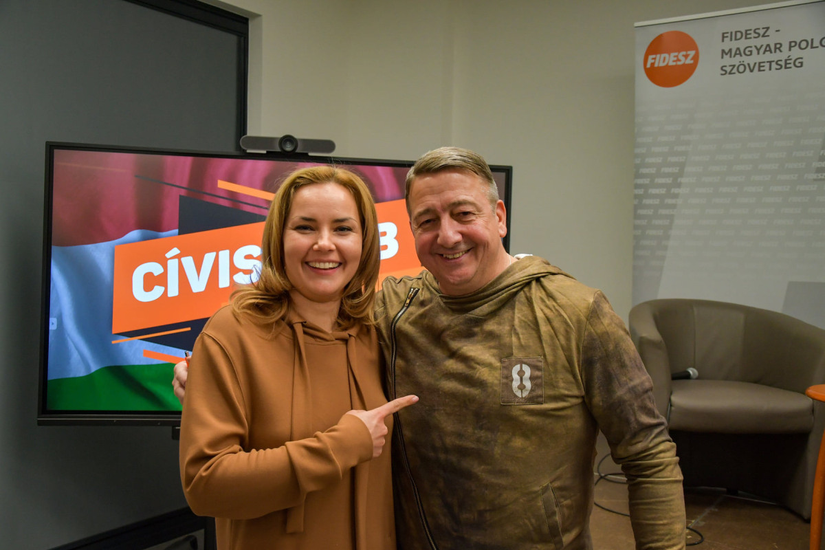 Széles Diána és Bayer Zsolt a Cívis Klubban
