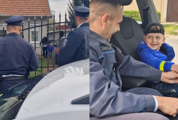 Rendőrök kísérték a hajdúhadházi Boldizsárt az oviba