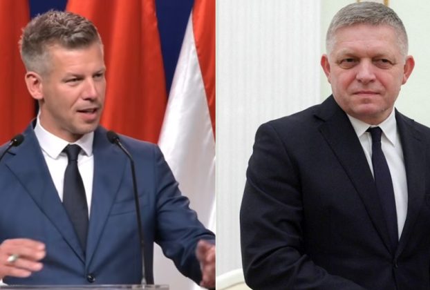 Magyar Péter és Robert FIco
