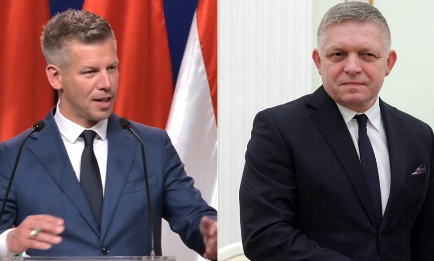 Magyar Péter és Robert FIco