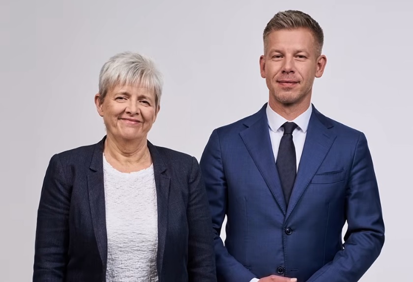 Lannert Judit és Magyar Péter