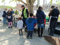 Ételosztás Debrecenben