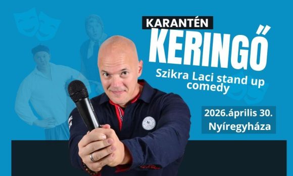 Szikra Laci új stand up comedy estje Nyíregyházán
