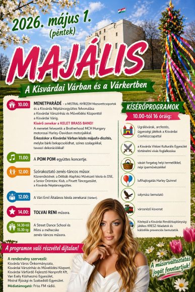 Május 1-jei programok Kisvárdán