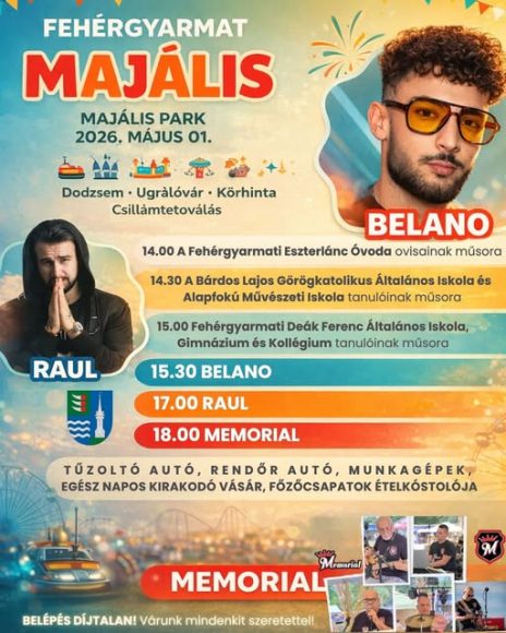 Majális Fehérgyarmaton