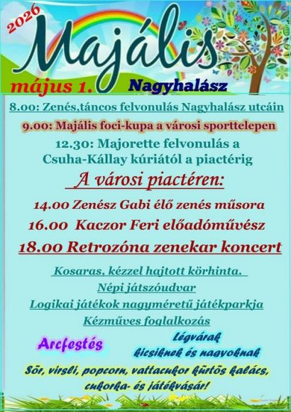 Május 1-i programok Nagyhalászban