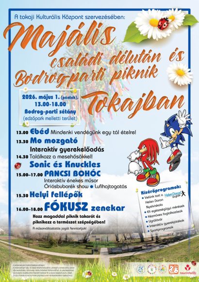 Május 1-i programok Tokajban