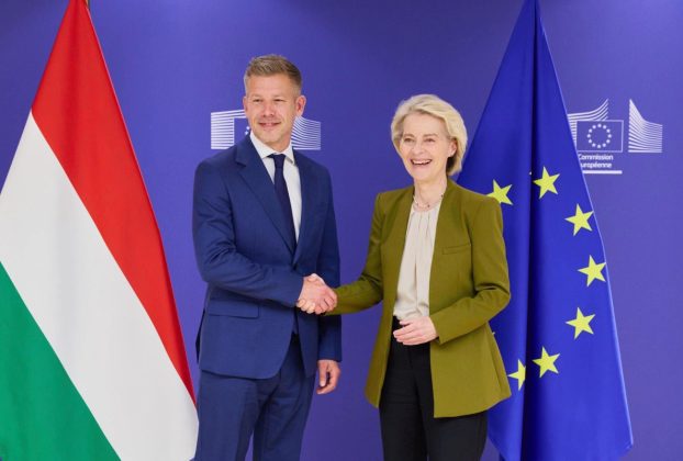 Magyar Péter és Ursula von der Leyen
