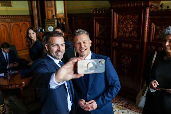 Tárkányi Zsolt és Magyar Péter