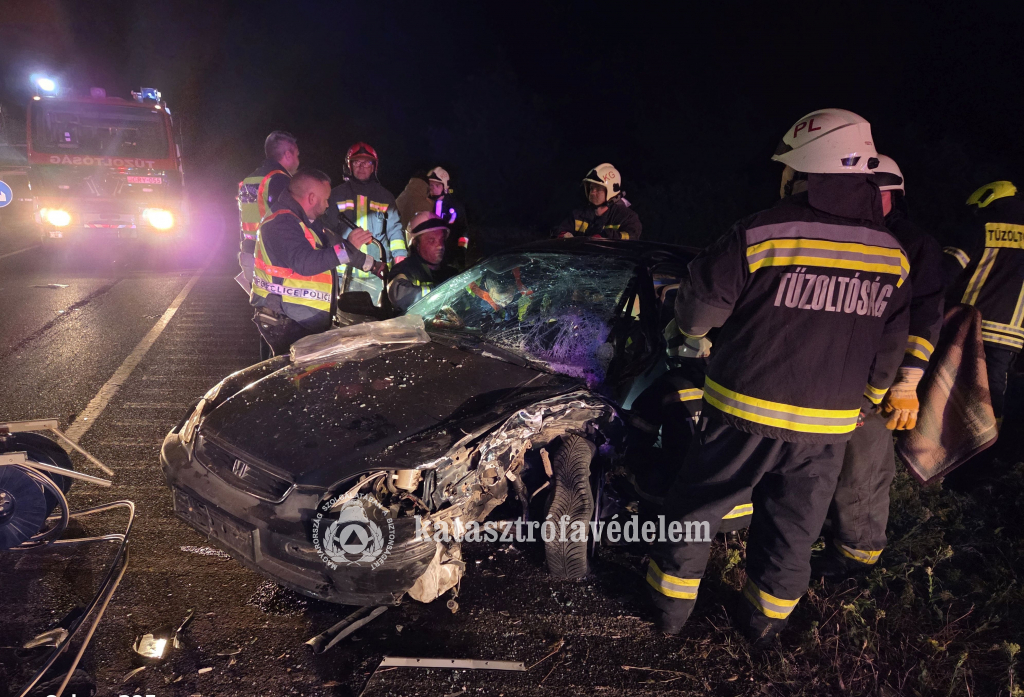Durva baleset történt a 4-es főúton Püspökladánynál