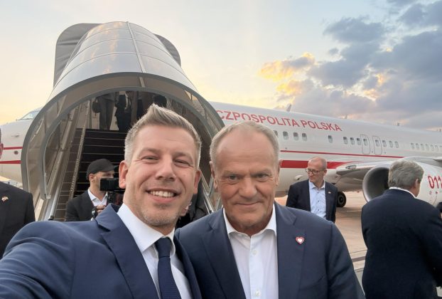 Donald Tusk és Magyar Péter