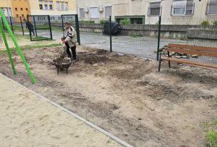 Balesetveszélyes játszótér Debrecenben