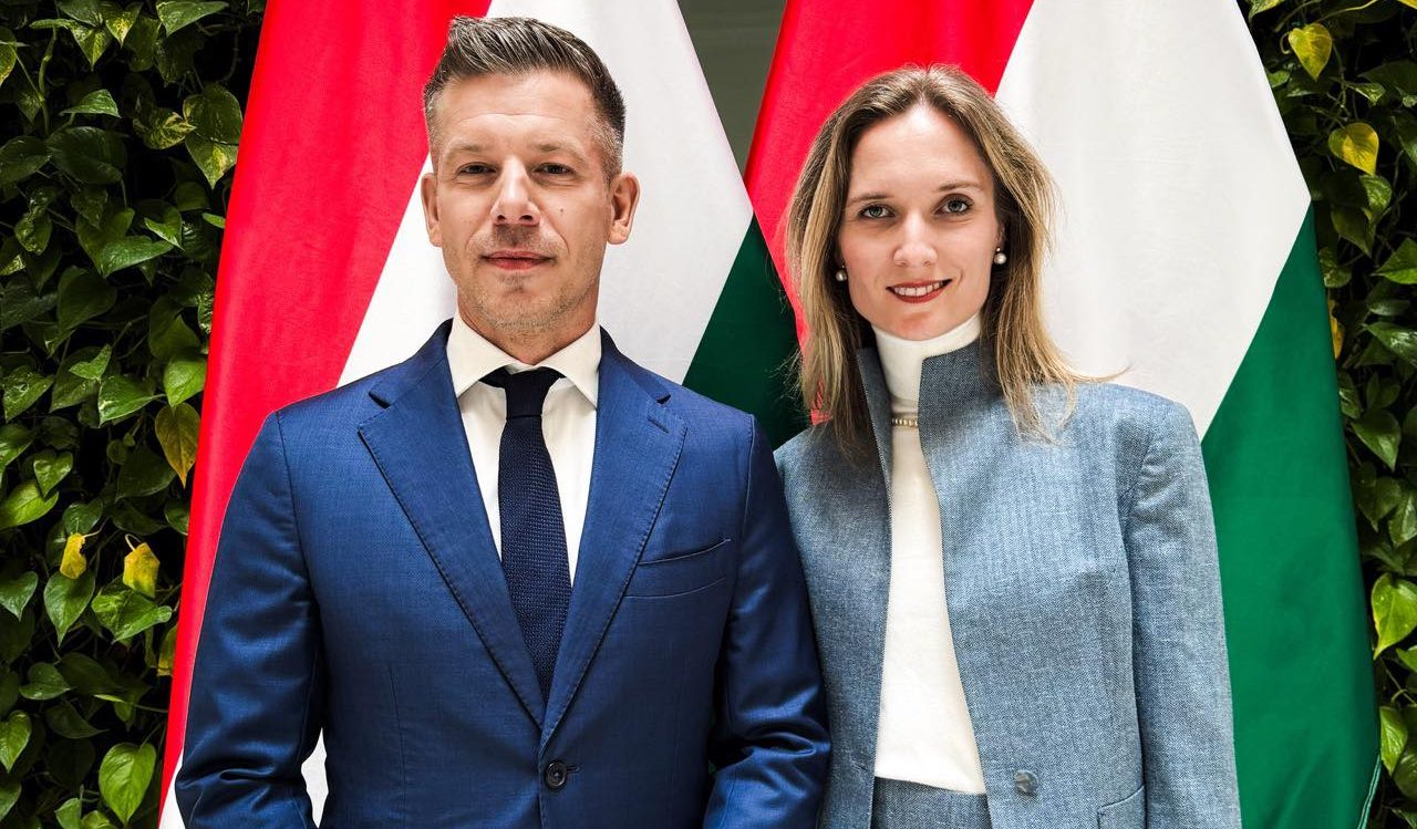 Magyar Péter és Sümeghy Claudia