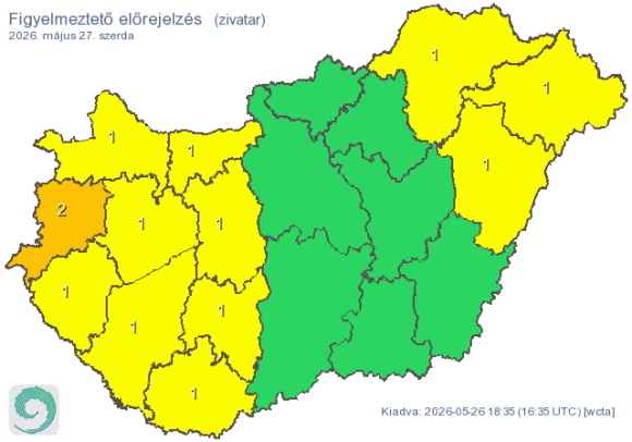 Hevesebb zivatarok is lecsaphatnak