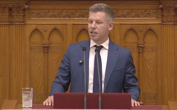 Magyar Péter a parlamentben