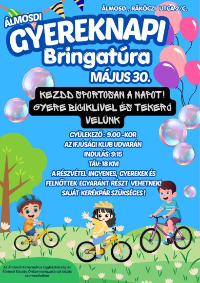 Gyereknapi bringatúra Álmosdon