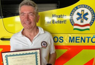 Szabó Sándor debreceni mentős
