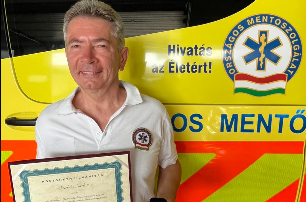 Szabó Sándor debreceni mentős