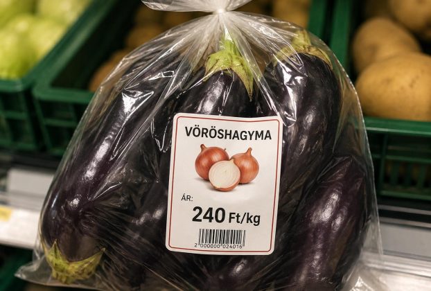 Vöröshagymának álcázta a padlizsánt Debrecenben