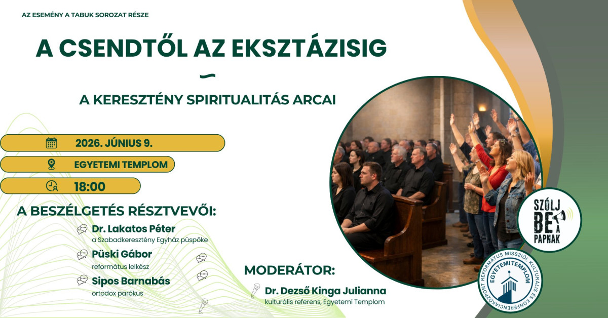 A keresztény spiritualitás lesz a téma Debrecenben