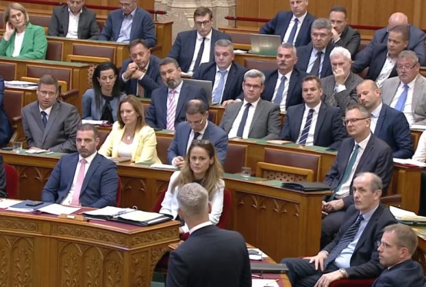 Képviselők a magyar parlamentben