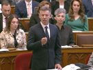 Magyar Péter a parlamentben