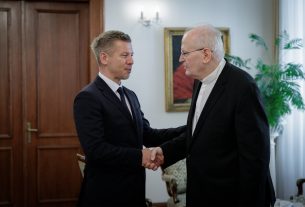 Magyar Péter Erdő Péternél járt
