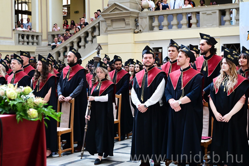 A Debreceni Egyetem Műszaki Kar diplomaosztója