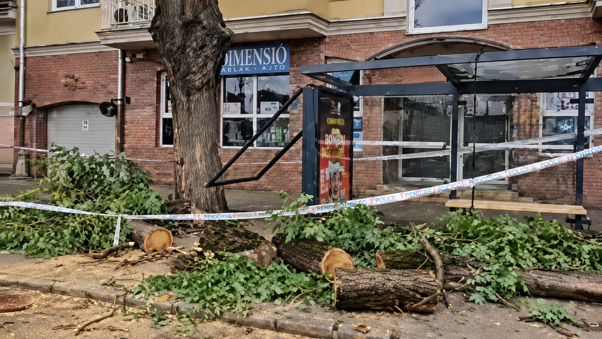 Lecsapott a vihar Debrecenre