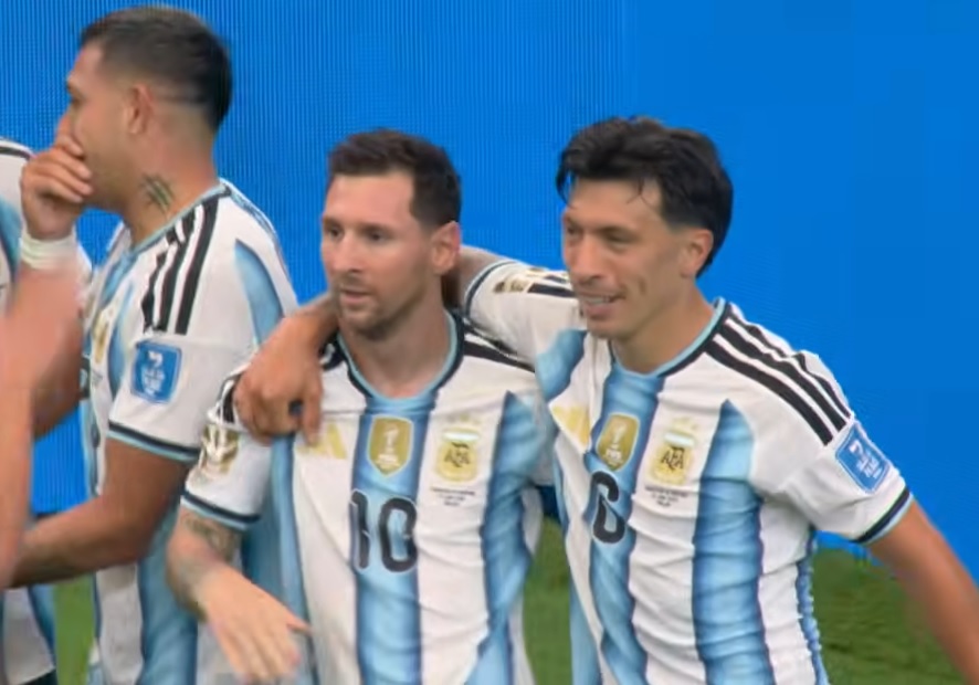 Lionel Messi az Argentína-Ausztria meccsen