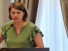 Kozma Éva a debreceni közgyűlésen