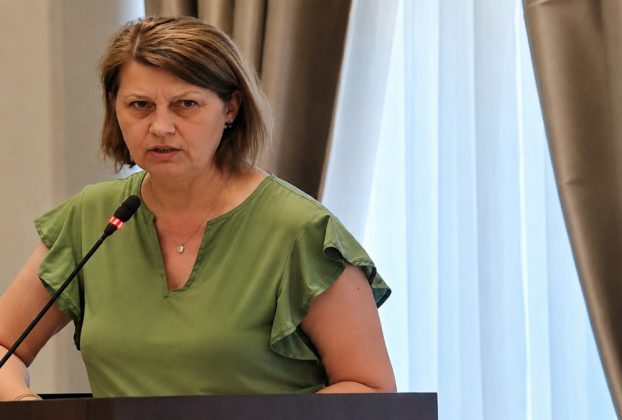 Kozma Éva a debreceni közgyűlésen