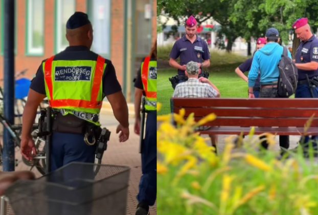 Debrecen több pontján is felbukkantak a rendőrök