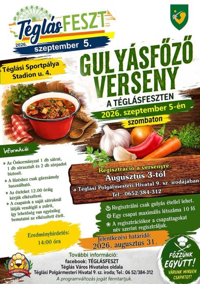 TéglásFeszt: jön a gulyásfőző verseny