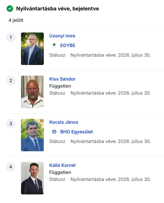 Hajdúböszörményben augusztus 30-án időközi polgármesterválasztás lesz