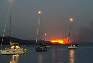 Dugi Otok tűz
