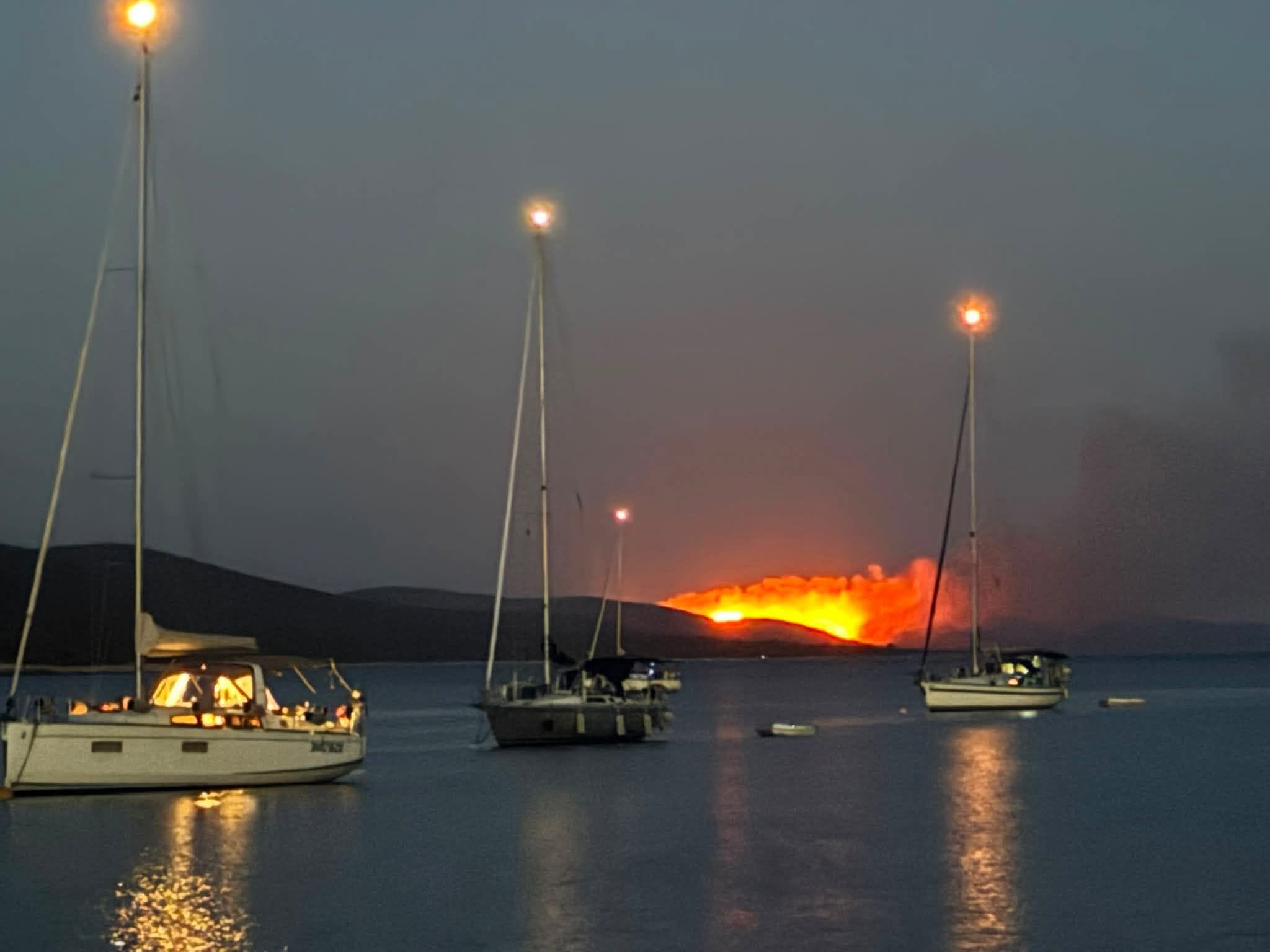 Dugi Otok tűz