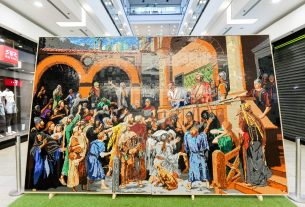 Munkácsy Mihály Ecce Homo Legóból