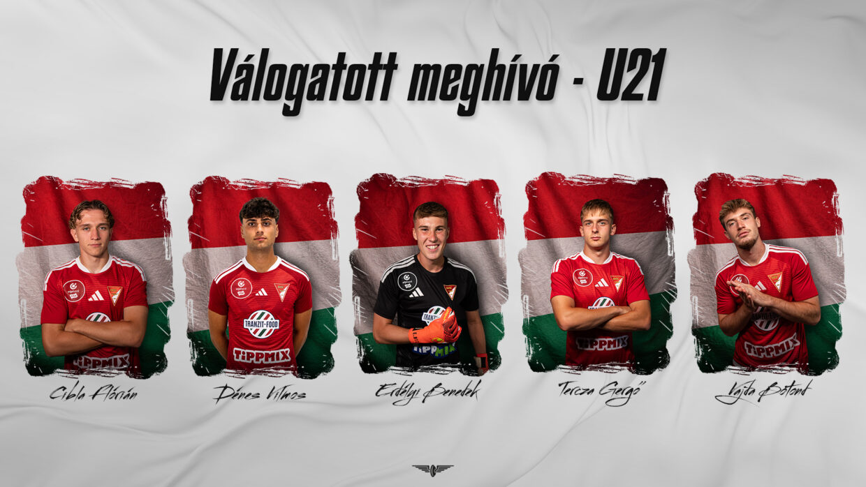 5 DVSC-s fiatal kapott meghívót az U21-es válogatott keretébe