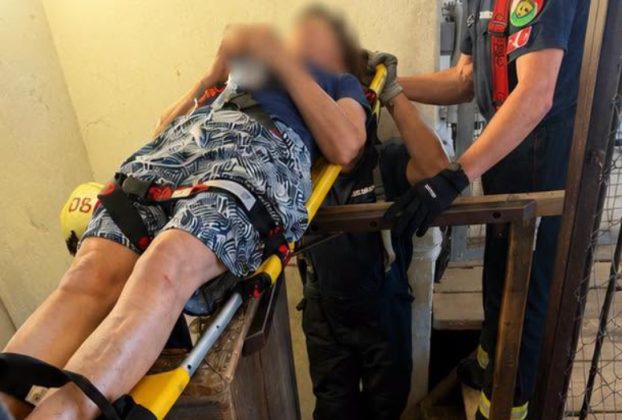 A mentősök hoztak le egy nőt a Nagytemplom 62 méter magas tornyából