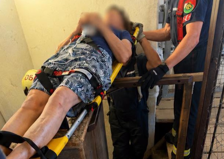 A mentősök hoztak le egy nőt a Nagytemplom 62 méter magas tornyából
