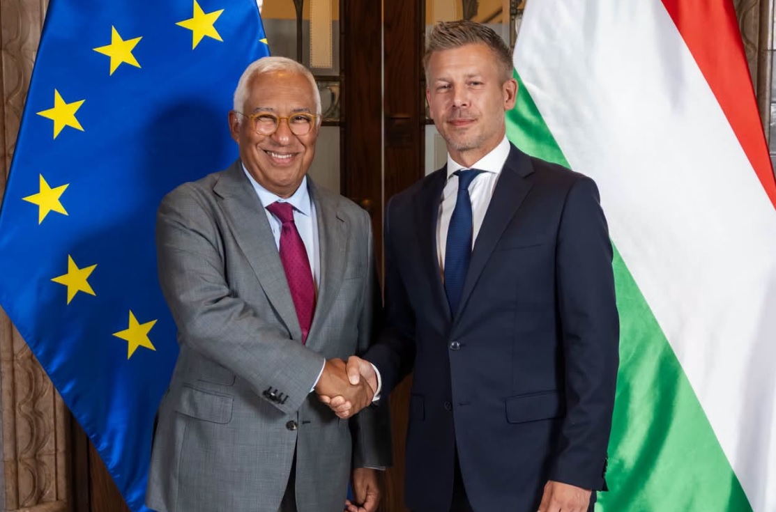António Costa és Magyar Péter