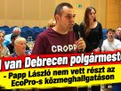 EcoPro közmeghallgatás Debrecenben