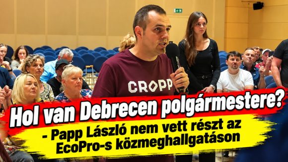 EcoPro közmeghallgatás Debrecenben