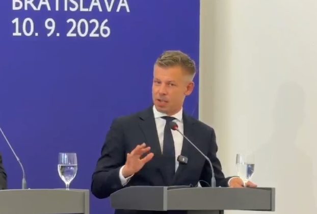 Magyar Péter Pozsonyban
