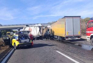 Halálos baleset történt az M5-ös autópályán