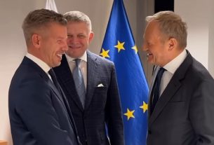 Magyar Péter miniszterelnök Brüsszelben
