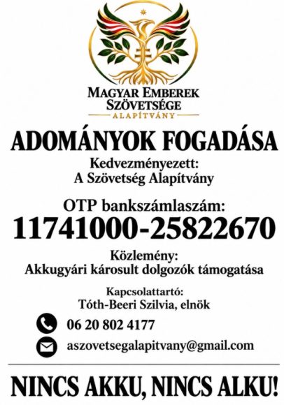 Akkugyári károsult dolgozók támogatása