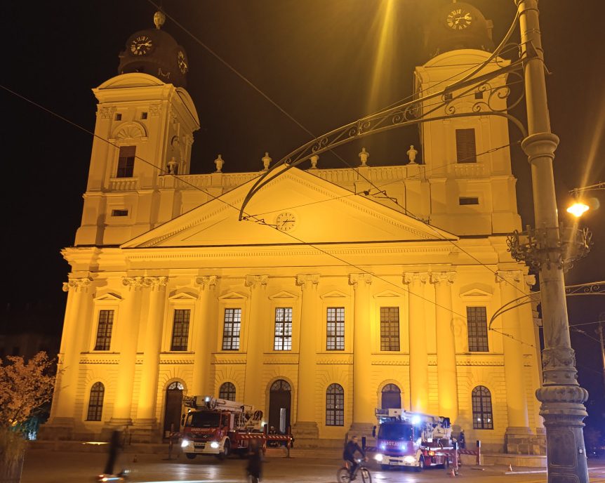 Ez történik, ha kigyullad a Nagytemplom